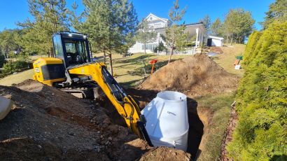 nuoteku valymo irenginio montavimas